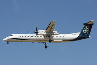 SX-BIU @ LMML - DHC-8 SX-BIU Olympic Airways - by Raymond Zammit