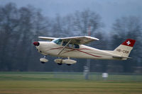 HB-CRM @ LSZG - Taking off RWY 07 Grenchen - by sparrow9