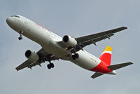 EC-JRE @ EGLL - Airbus A321-211 [2756] (Iberia) Home~G 24/03/2015. On approach 27R in revised scheme.
