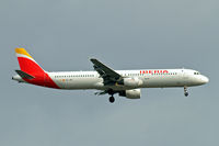 EC-JRE @ EGLL - Airbus A321-211 [2756] (Iberia) Home~G 01/06/2015. On approach 27L in revised scheme.