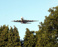 A6-EOI - On final approach to London Gatwick Airport - near eastern perimeter at Gatwick House, Peeks Brook Lane. - by Neil Henry