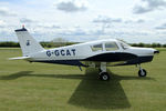 G-GCAT @ X5FB - Piper PA-28-140 Cherokee at Fishburn Airfield UK, May 30th 2015. - by Malcolm Clarke