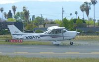 N3547H @ KRHV - A local Cessna 172S (TRADE WINDS AVIATION, CA) rolling down 31R after flying VFR around the bay area at Reid Hillview Airport, CA. - by Chris Leipelt