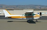 N9568G @ KRHV - A local 1979 Cessna 172N used for flight school getting ready to depart Reid Hillview, CA for a flight lesson. - by Chris Leipelt