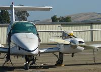N176BC @ KRHV - A local 1979 Beechcraft Duchess that has seen better days... - by Chris Leipelt