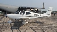 N314A @ YIP - Cirrus SR22 - by Florida Metal