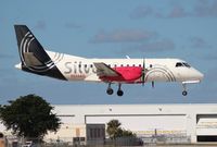 N334AG @ FLL - Silver Airways Saab 340B - by Florida Metal