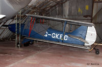 G-GKFC @ EGCB - Hangared at Barton Airfield, Manchester - EGCB - by Clive Pattle