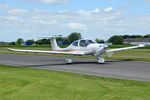 G-LWLW @ EGBR - Diamond DA-40D Diamond Star at The Real Aeroplane Club's Radial Engine Aircraft Fly-In, Breighton Airfield, June 7th 2015. - by Malcolm Clarke