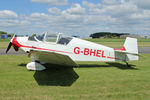 G-BHEL @ EGBR - SAN Jodel D-117 at The Real Aeroplane Club's Radial Engine Aircraft Fly-In, Breighton Airfield, June 7th 2015. - by Malcolm Clarke