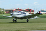 G-AVWA @ EGBR - Piper PA-28-140 Cherokee at The Real Aeroplane Club's Radial Engine Aircraft Fly-In, Breighton Airfield, June 7th 2015. - by Malcolm Clarke