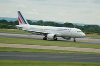 F-GKXJ @ EGCC - Air France Airbus A320-214 F-GKXJ taxiing after landing at Manchester Airport. - by David Burrell