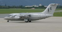 G-OFOA @ LOWG - Formula 1 British Aerospace BAe 146-100 - by Andi F
