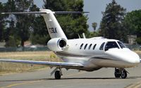 N525LK @ KRHV - A local 1997 Cessna Citation Jet 1 clear of runway 31R and taxing to its hangar at Reid Hillview Airport, CA. - by Chris Leipelt