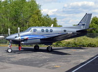 G-ERED @ EGLK - Beechcraft KingAir C90GT1 at Blackbushe. Ex M-WLLM. - by moxy