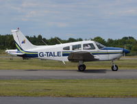 G-TALE @ EGLK - Piper Cherokee Archer II at Blackbushe. - by moxy