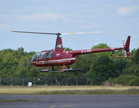 G-LHXL @ EGLK - Robinson R44 Raven at Blackbushe. Ex N66PH. - by moxy