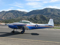 N91689 @ SZP - 1946 North American NAVION, Continental E225 upgrade, many mods, taxi back - by Doug Robertson