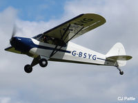 G-BSYG @ EGBR - In action at The Real Aeroplane Company Ltd Radial Fly-In, Breighton Airfield, Yorkshire, U.K.  - EGBR - by Clive Pattle