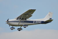 G-BGND @ EGSH - Landing at Norwich. - by Graham Reeve