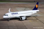 D-AIUH @ EGCC - Lufthansa - by Chris Hall