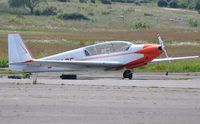 G-BACE @ EGFH - Visiting Fournier RF5 self-launching motor glider. - by Roger Winser