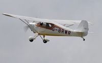 G-BRWR @ EGFH - Visiting Aeronca Chief. - by Roger Winser