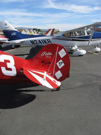 N2968G @ SZP - 1966 Pitts SPECIAL LHN, Lycoming O-290, Experimental class, tail decor - by Doug Robertson