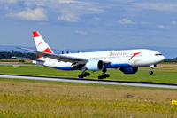 OE-LPC @ LOWW - Boeing 777-2Z9ER [29313] (Austrian Airlines) Vienna-Schwechat~OE 13/07/2009 - by Ray Barber