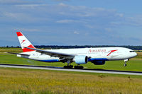 OE-LPC @ LOWW - Boeing 777-2Z9ER [29313] (Austrian Airlines) Vienna-Schwechat~OE 13/07/2009 - by Ray Barber