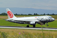 OE-LED @ LOWW - Airbus A319-132 [3407] (flyniki) Vienna-Schwechat~OE 13/07/2009