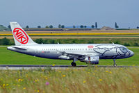 OE-LED @ LOWW - Airbus A319-132 [3407] (flyniki) Vienna-Schwechat~OE 13/07/2009