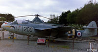 XE368 @ EGDR - Scanned from an old negative. Displayed at the Cornwall Aero Park Museum/Flambards Village Holiday Park at Helston, Cornwall. This aircraft previously with the School of Aircraft Handling at nearby RNAS Culdrose EGDR with the serial A2534. - by Clive Pattle