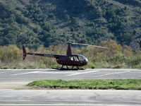 N44NG @ SZP - 2001 Robinson R44 CLIPPER, Lycoming O-540-F1B5 260 Hp derated, pop-out floats, on SZP Heli-pad - by Doug Robertson