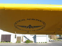 N118BZ @ SZP - 1968 Piper PA-18-150 SUPER CUB, Lycoming O-320 150 Hp, wing logo. Note: wing MIcro vortex generators mod by STC - by Doug Robertson