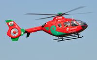 G-WASN @ EGFH - Resident Wales Air Ambulance helicopter (Helimed 57) returning to base. - by Roger Winser