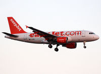 G-EZBB @ LEBL - Landing rwy 25R - by Shunn311