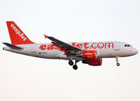 G-EZFJ @ LEBL - Landing rwy 25R - by Shunn311