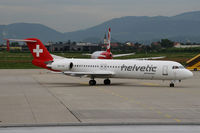 HB-JVE @ LOWG - Helvetic Fokker 100 for Swiss @ GRZ