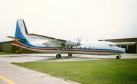 N7806M @ KLAN - Lansing Community CollegeFairchild Hiller FH-227B(LCD), N7806M.I found this plane on accident. It has since been scrapped. - by AccessAir