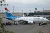 LX-LGS @ ELLX - Luxembourg - Findel Airport is the country's only International Airport with a handling capacity of 2 million passengers ++/year. Hub for Luxair & Cargolux. - by Jean M Braun