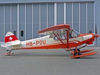 HB-POU @ LSZG - After some maintenance. Powerful engine with silencer. - by sparrow9