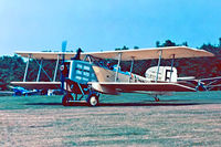F-AZBH @ LFFQ - Breguet Br.XIV P (replica) [01] La Ferte Alais~F 30/05/1982. From a slide - by Ray Barber