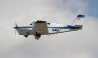 N481T @ LAL - Beech 33 - by Florida Metal