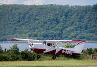 G-BBNZ @ EGEO - Landing on Runway 19, Oban Airport. - by Jonathan Allen