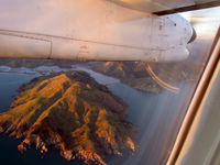 ZK-NER - Crossing the beautiful Marlborough Sounds at sunrise on our way from WLG to NSN - by Micha Lueck