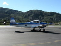 N8667H @ SZP - 1947 North American NAVION, Continental IO-520 285 Hp upgrade, taxi to Rwy 04, Young Eagles Flight - by Doug Robertson