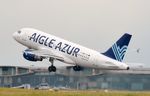 F-HBMI @ LFPG - Aigle Azur A319 lifting-off in CDG - by FerryPNL