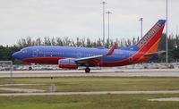 N553WN @ PBI - Southwest - by Florida Metal
