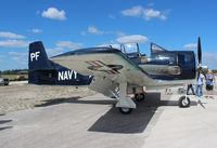 N555PF @ TIX - T-28 Trojan